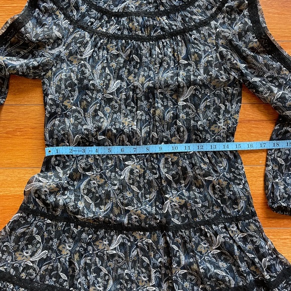 NWT $650 Veronica Beard Rahla Sheer Minidress, Size 6 ( fits 4-6), 97% Silk - Picture 11 of 12